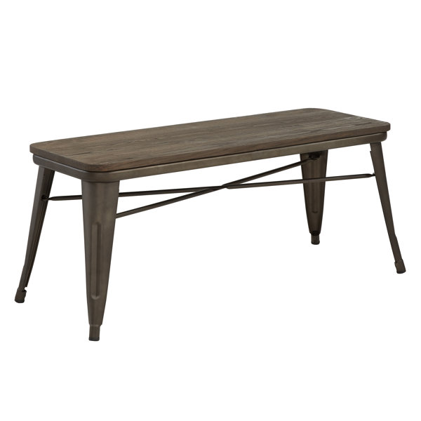 !nspire Metal Dining Bench & Reviews Wayfair